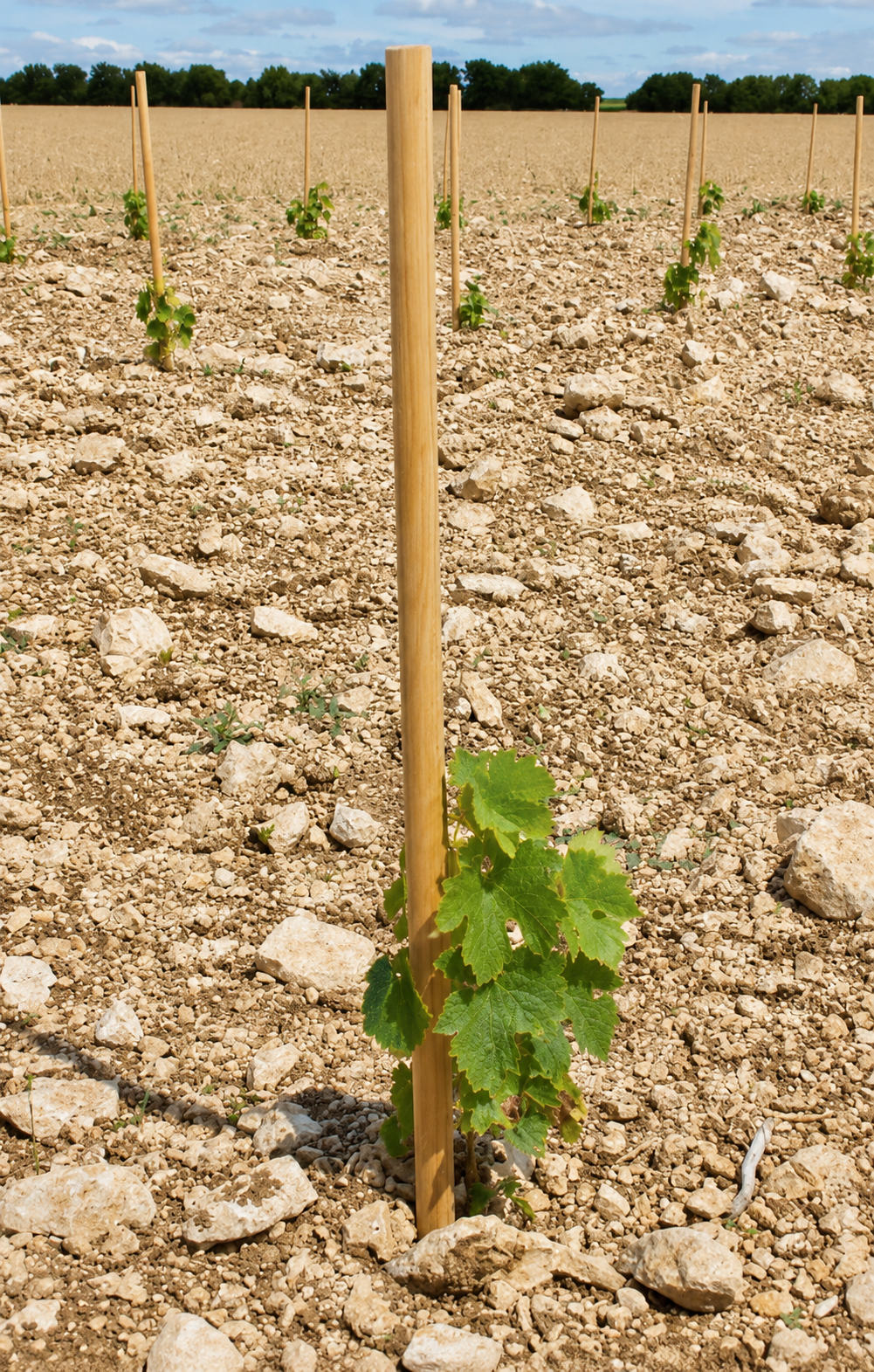 vente piquets de vigne